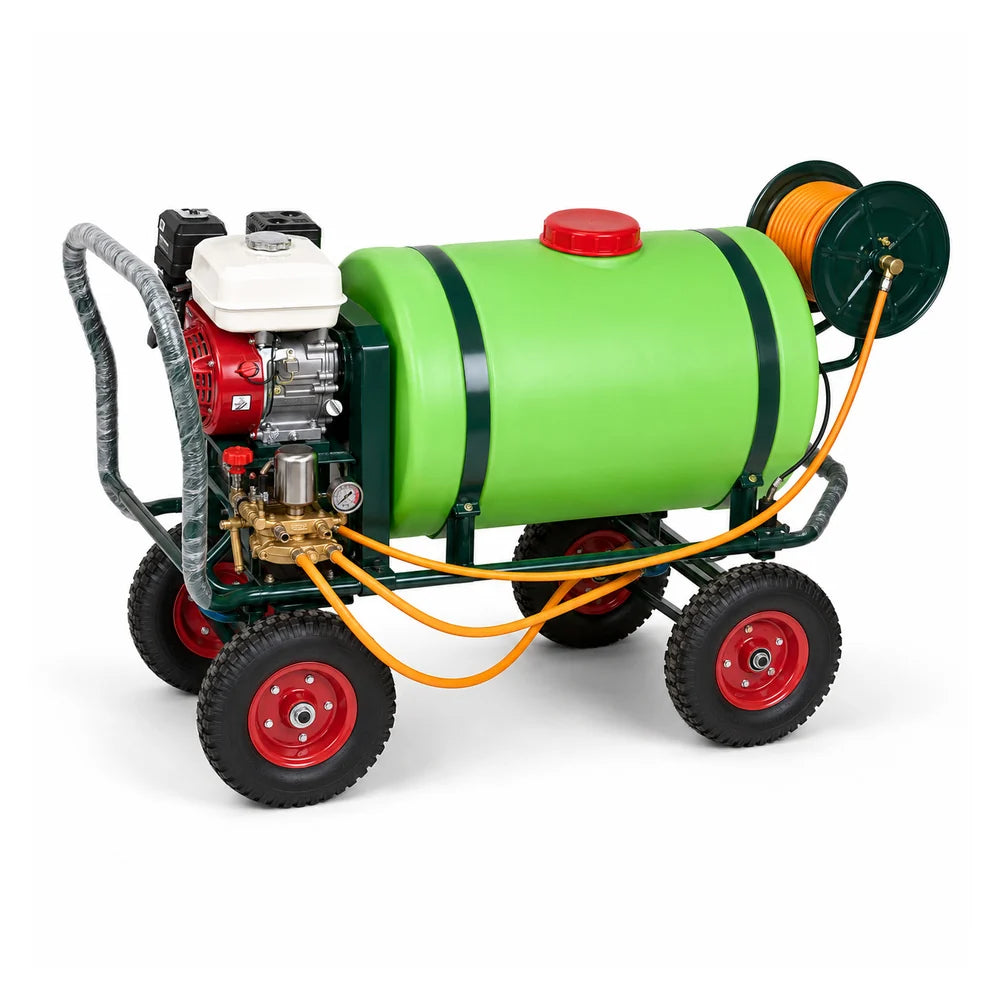 CN Wheel Barrow Heavy Duty Power Sprayer, 200L Tank Capacity, 7.5HP Engine, 30M Hose,OS-200T