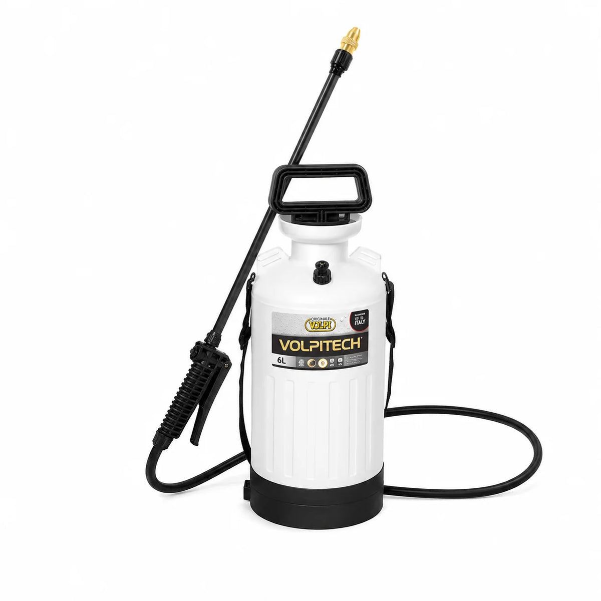 Volpi 6 Liter Heavy Duty Lawn and Garden Compression Sprayer With Lance (VT6)