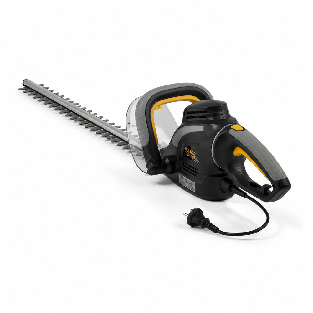 Alpina Italy 500W 50 cm Electric Hedge Trimmer with 22mm Blade Gap for Garden & Hedges, Black/Grey, AHT 500 E