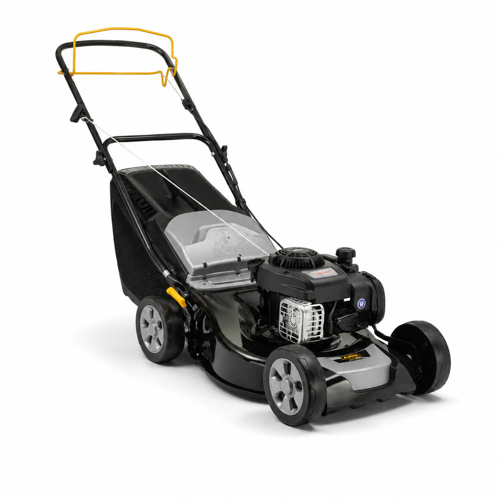 Alpina Italy 46 cm Petrol Lawn Mower 125cc B&S Engine for Lawn & Garden, Grey/Black, AL4 46 S