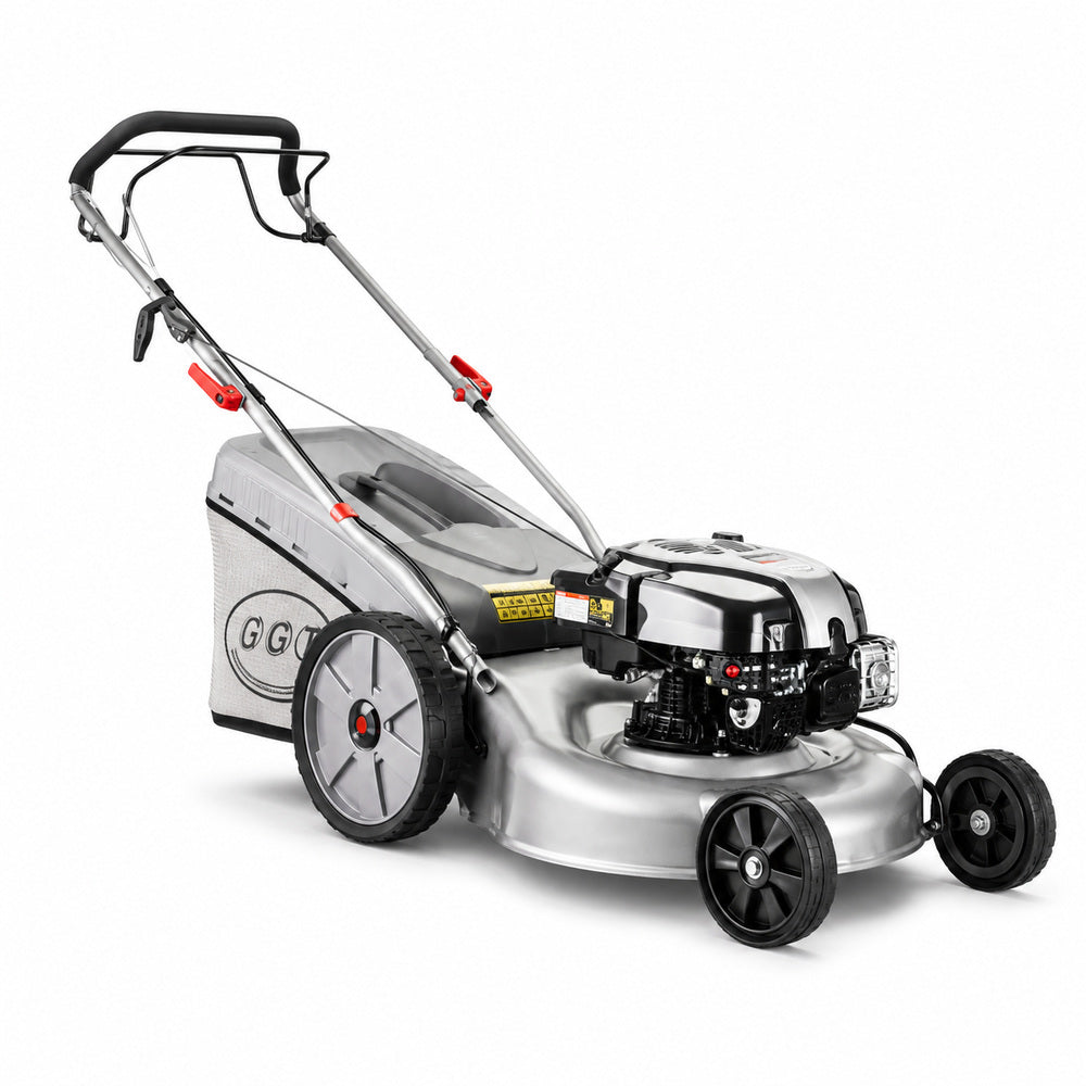 GGT Hand Lawn Mower B&S DOV750 Engine with 70L Grass Box