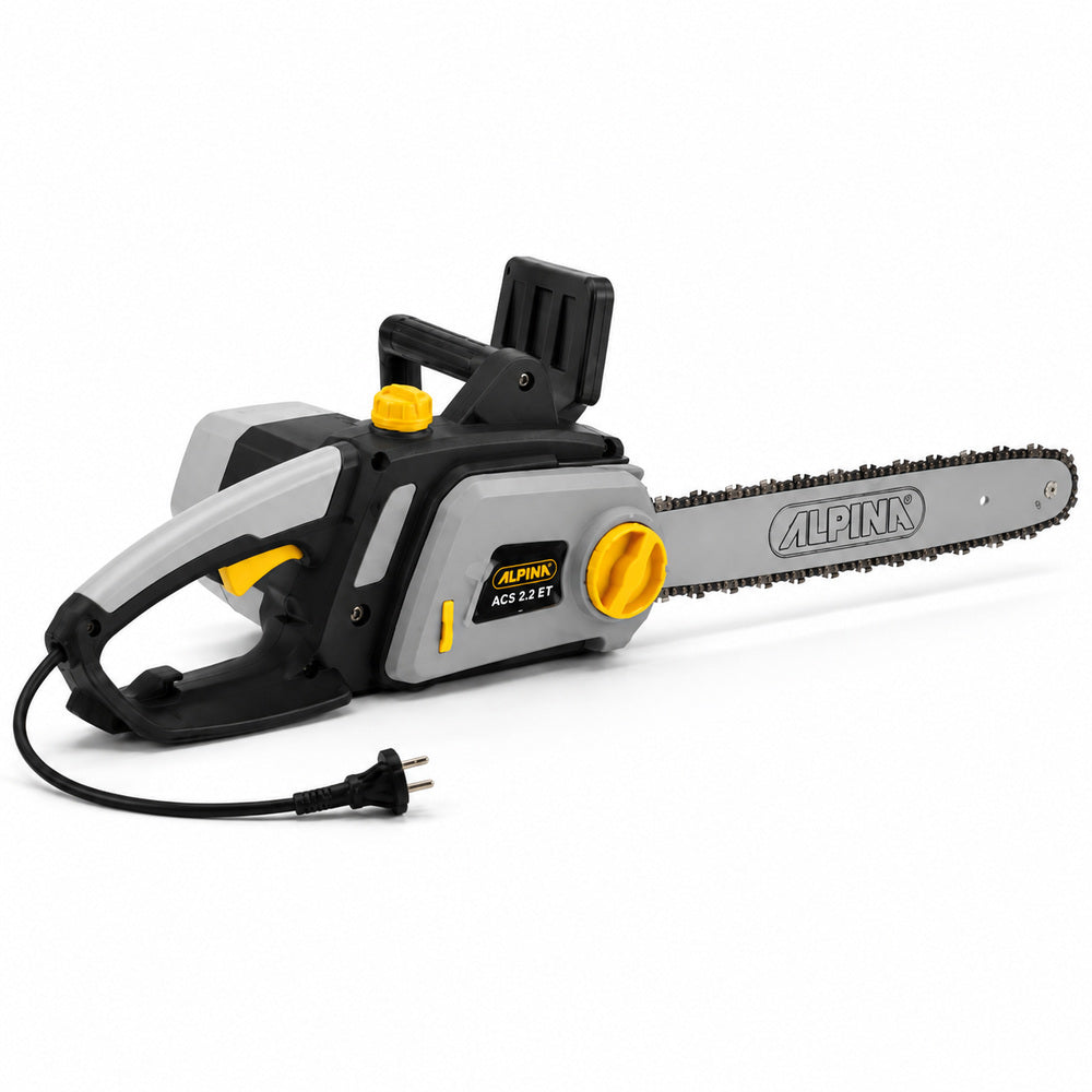 Alpina Italy 2200W 16 Inch Electric Chainsaw, Woodworking Hand Tool with chain speed of 14m/s, ACS 2.2 ET