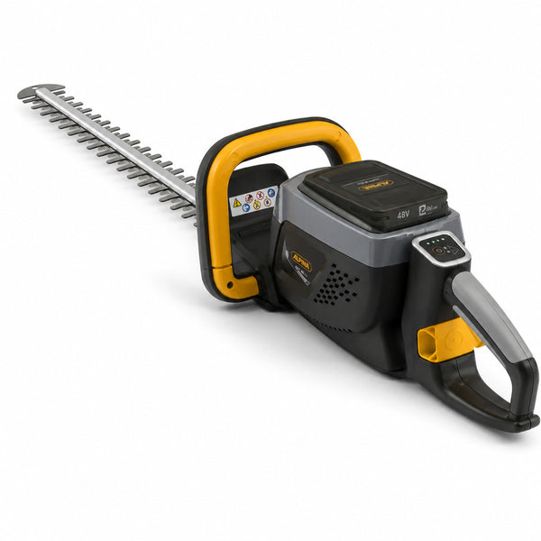 Alpina Italy 48V 58 cm Battery Operated Hedge Trimmer for Garden & Hedges Lightweight Trimmer With Dual-Action Blade, Black/Grey, AHT 48 Li