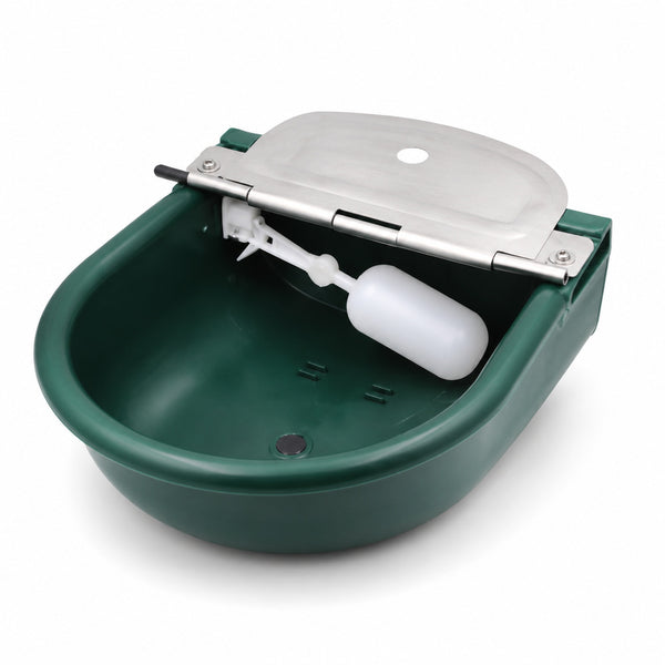 Drinking Bowl 4 Liter Capacity with Stainless Steel Lid and Plastic Bowl