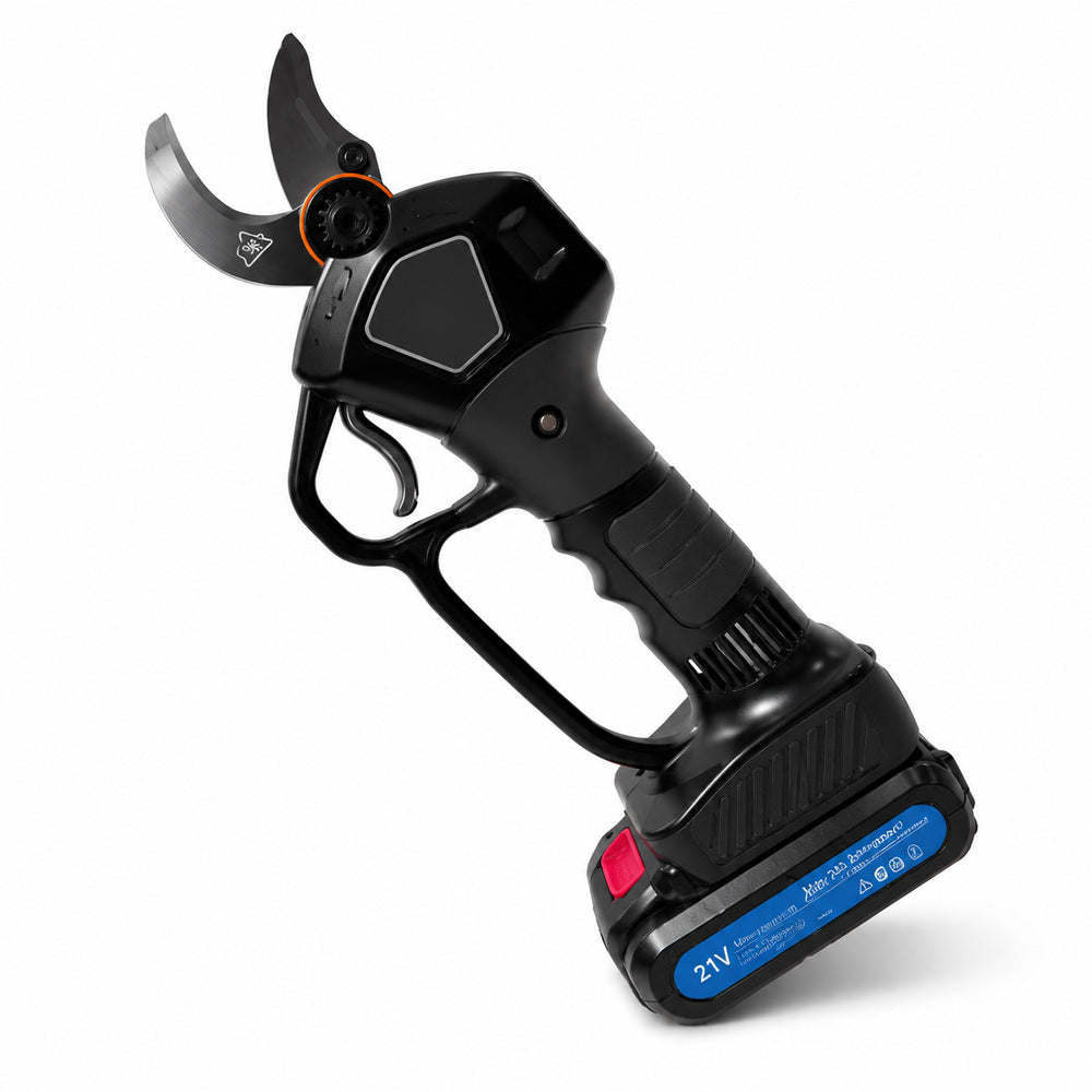 Professional 30mm Electric Pruning Shears Scissor Sharp Blade Rechargeable Battery
