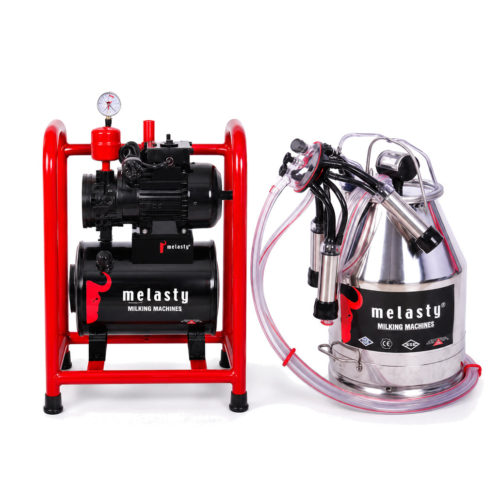 Melasty 30L Fixed System & Single Bucket Milking Machine For Cow (Made in Turkey)