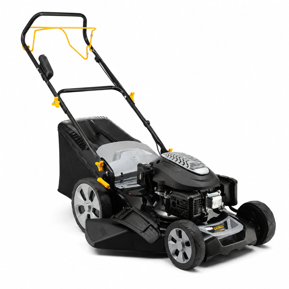 Alpina Italy 46cm 140cc Petrol Lawn Mower for Lawn & Garden, Grey/Black, AL5 46 SAEQ