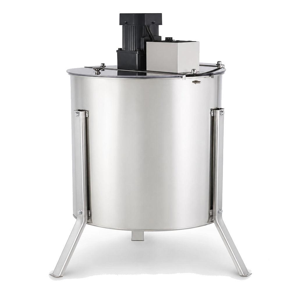 Beehive Flow-8 Frames Stainless SteelElectric Honey Extractor With 3 sturdy legs And Clear Plexiglass Top (EX-05B)
