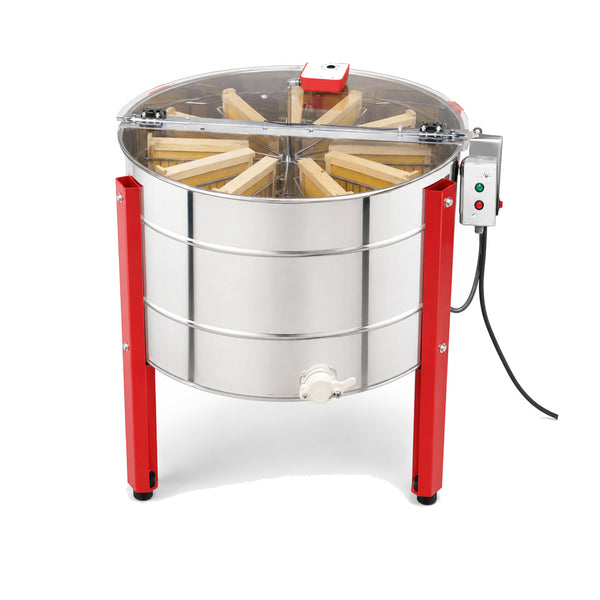 Beehive Flow-12 Frames Electrical, Stainless Steel, With Legs And Plastic Honey Gate Speed Control Frequency Converters Three Phase 220V, 550W (EX-06)