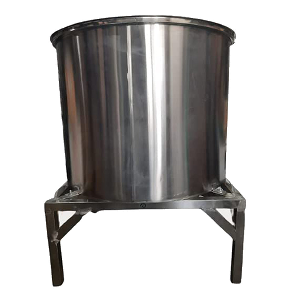 Beehive Flow-24 Frames Electric Honey Extractor stainless steel, With Legs And Plastic Honey Gate Speed Control Frequency Converters Three Phase 220V, 550W (EX-08)