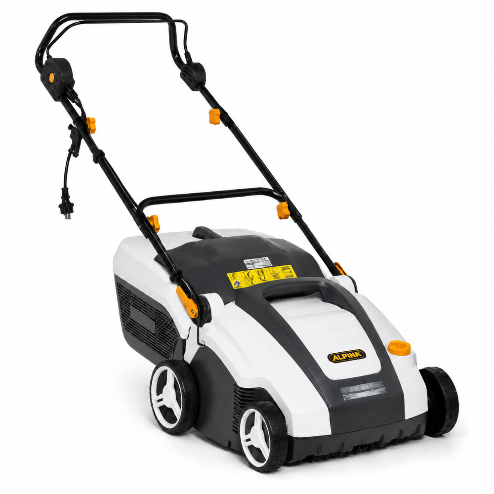 Alpina Italy 1500 Watt Electric Scarifier, 38cm Working Width, Comes with 50L Collector Bag (SC 1.5 E)