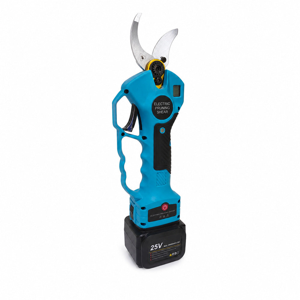 Professional 40mm Electric Pruning Shears Scissor Sharp Blade Rechargeable Battery Safe Tree Branch Pruner Cutter Cordless Cutting Tool