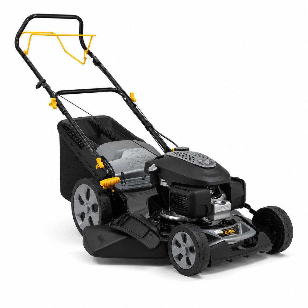 Alpina Italy 51cm Petrol Lawn Mower for Lawn & Garden, Grey/Black, AL5 51 SHQ