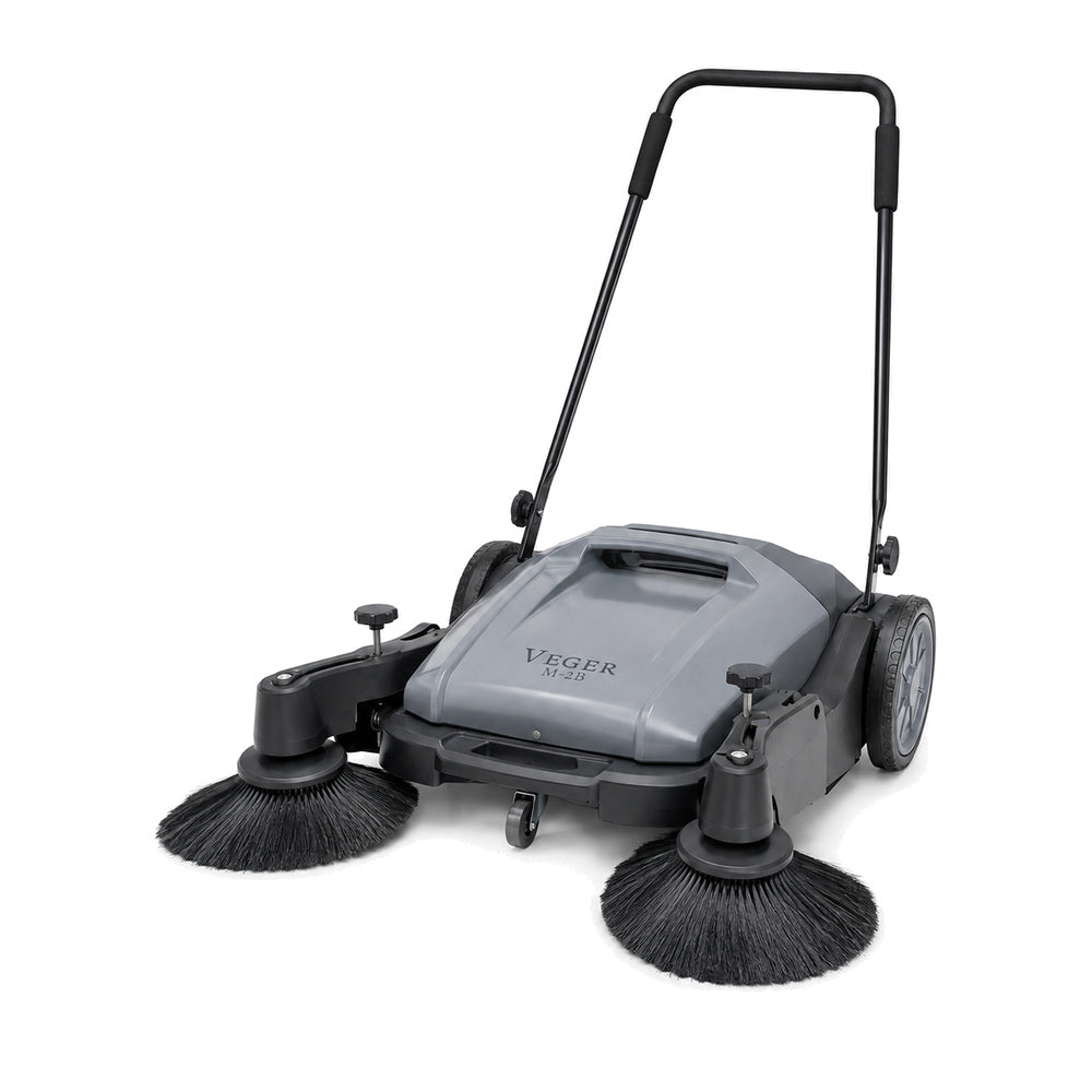 Veger Hand Push Floor Sweeping Machine, Sweeping Width 980mm / 55L Dust Container (M-2B)