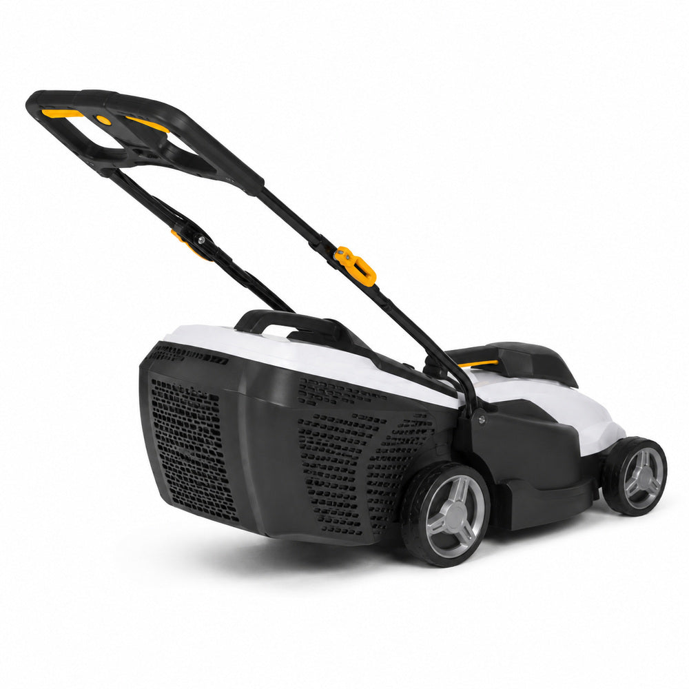 Alpina Italy Electric Lawn Mower, AL1 34 E, Black & White, 34 cm Cutting Width