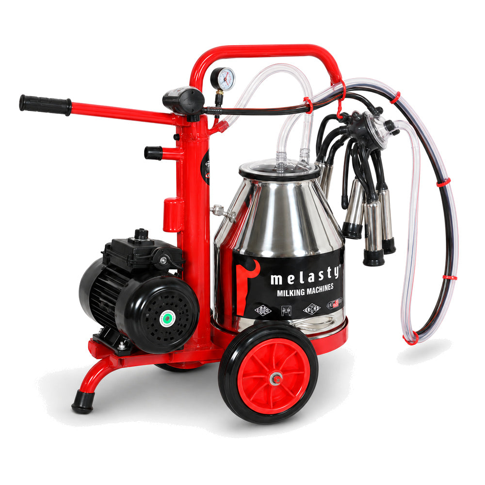 Melasty 25L Electric Single Milking Machine for Cow, 220V (Made in Turkey)