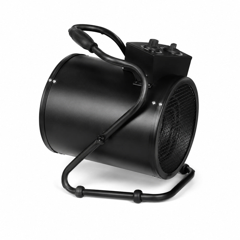 Industrial Fan Heater, 5KW Portable Electric Heater with Adjustable Thermostatic Control