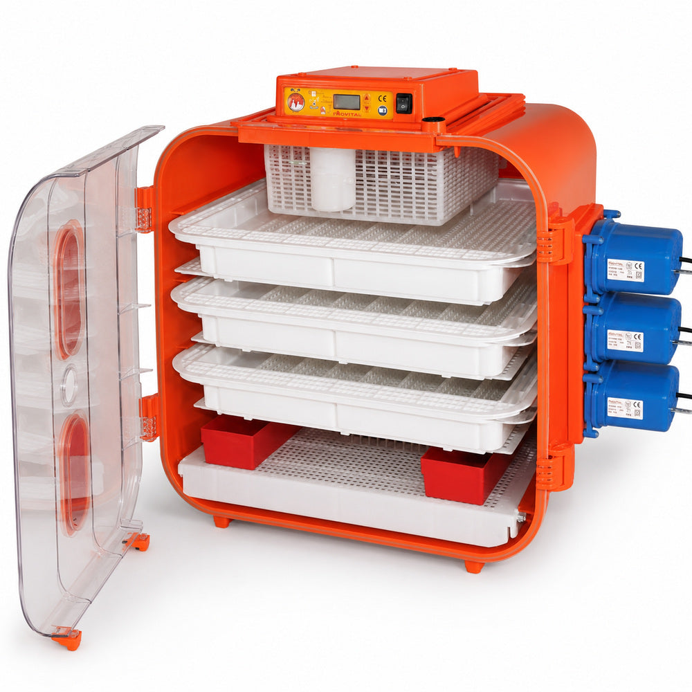 Kerbl Novital 162 eggs Full Automatic Egg Incubator for Hatching Eggs with Digital Thermometer, Poultry Hatcher, Made in ITALY, Your Local UAE Distributor