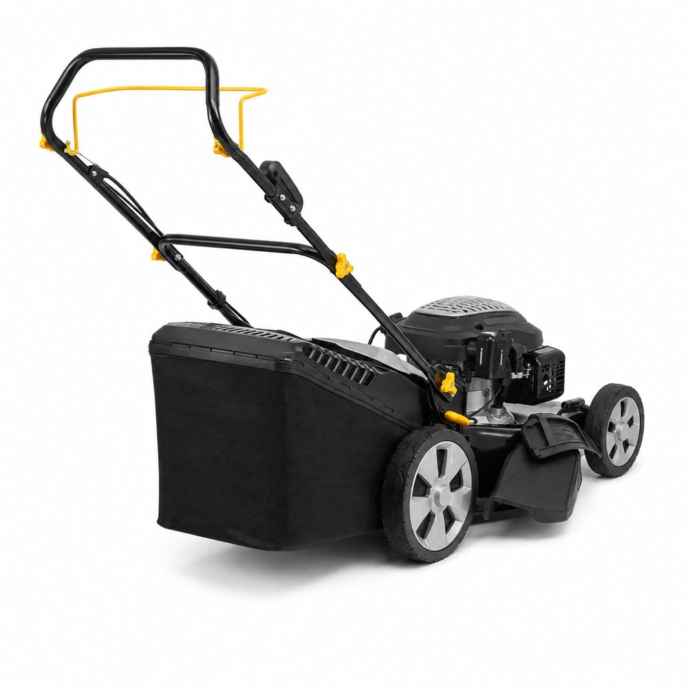 Alpina Italy 46cm 140cc Petrol Lawn Mower for Lawn & Garden, Grey/Black, AL5 46 SAEQ