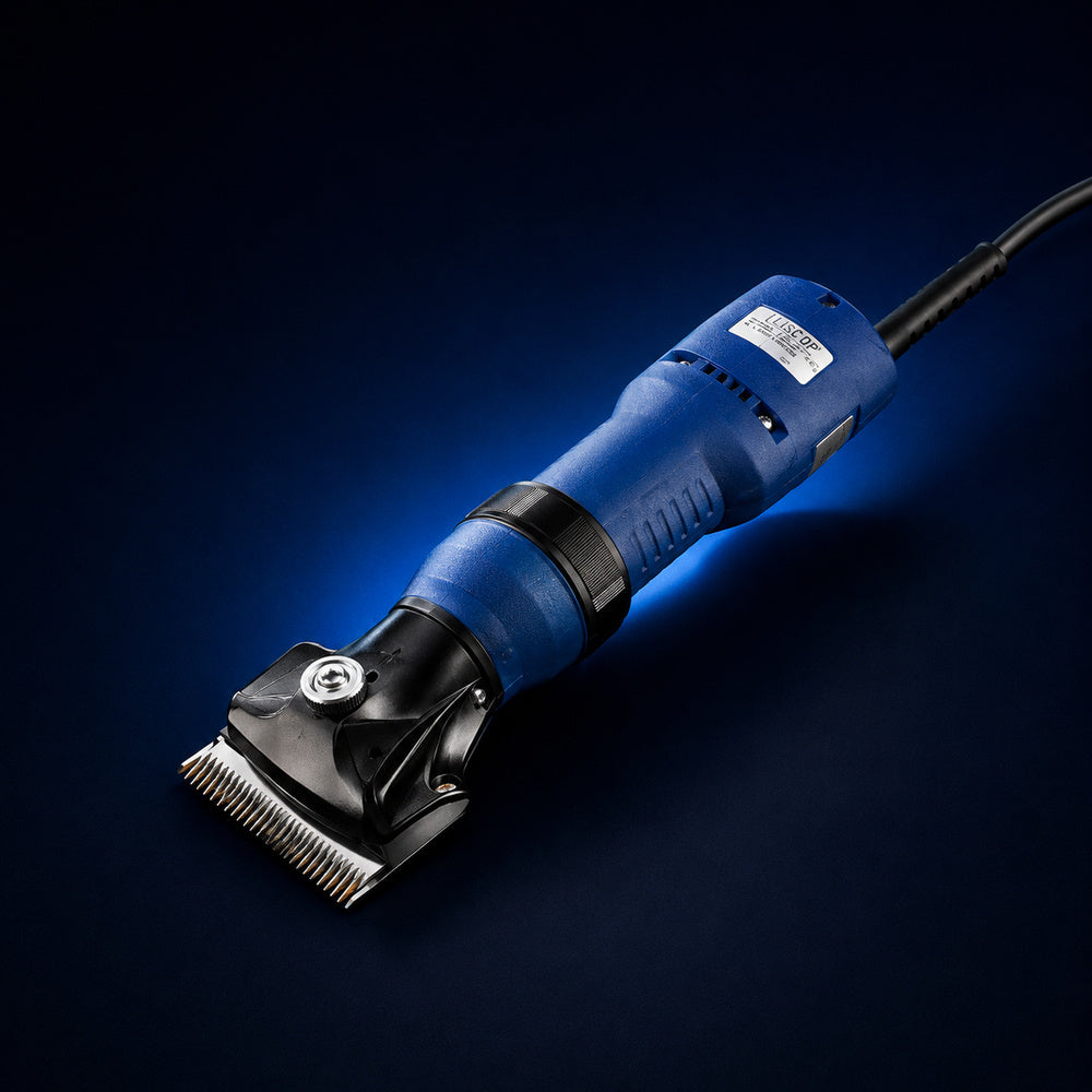 Liscop 250W ماكينة قص كهربائية للأغنام والحصان والماشية مع رأس قص إضافي ، Kombi RS 250 +107 (صنع في ألمانيا)