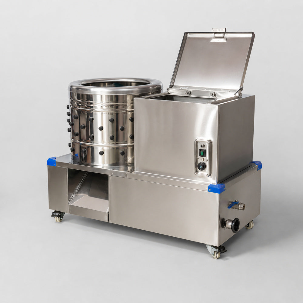 Chicken Plucker machine with Scalder (1500W 1400R/min)