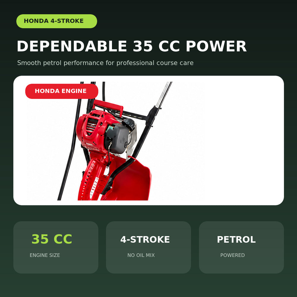 Atom Golf Bunker Edger with 35cc Honda Engine