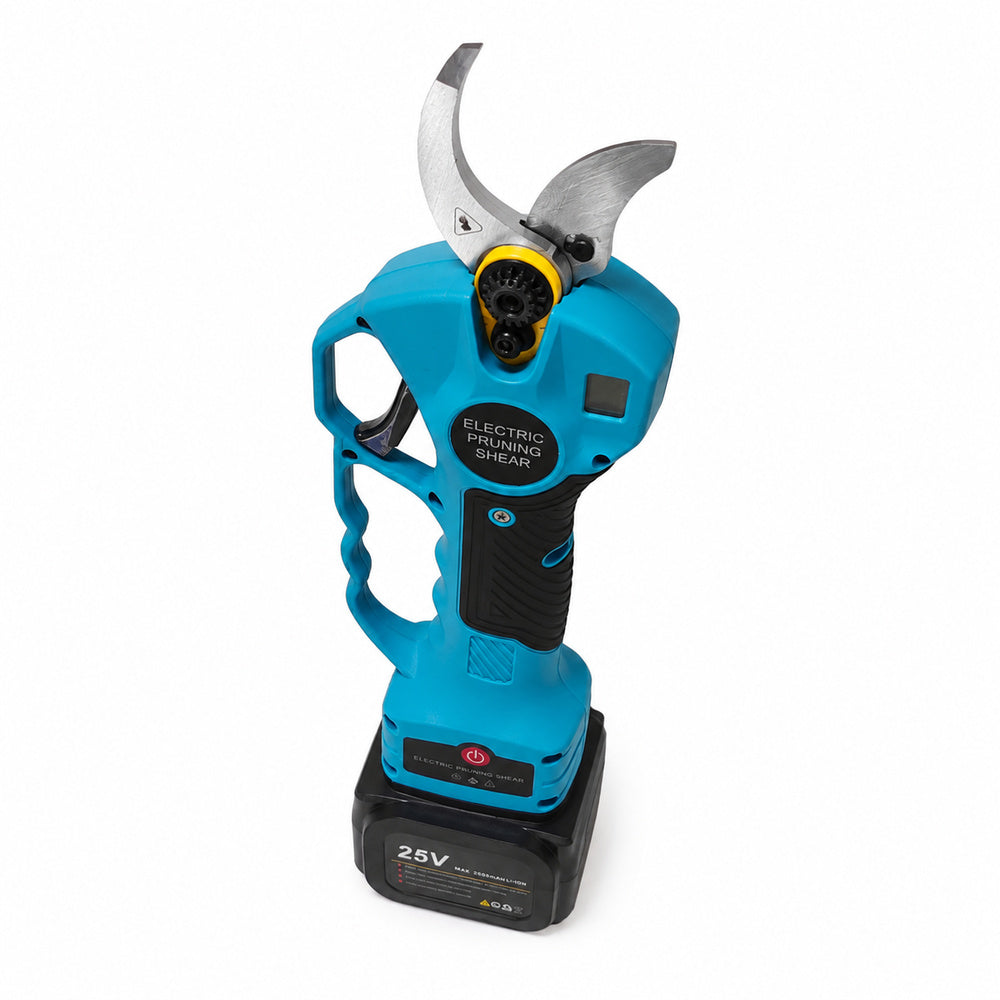 Professional 40mm Electric Pruning Shears Scissor Sharp Blade Rechargeable Battery Safe Tree Branch Pruner Cutter Cordless Cutting Tool