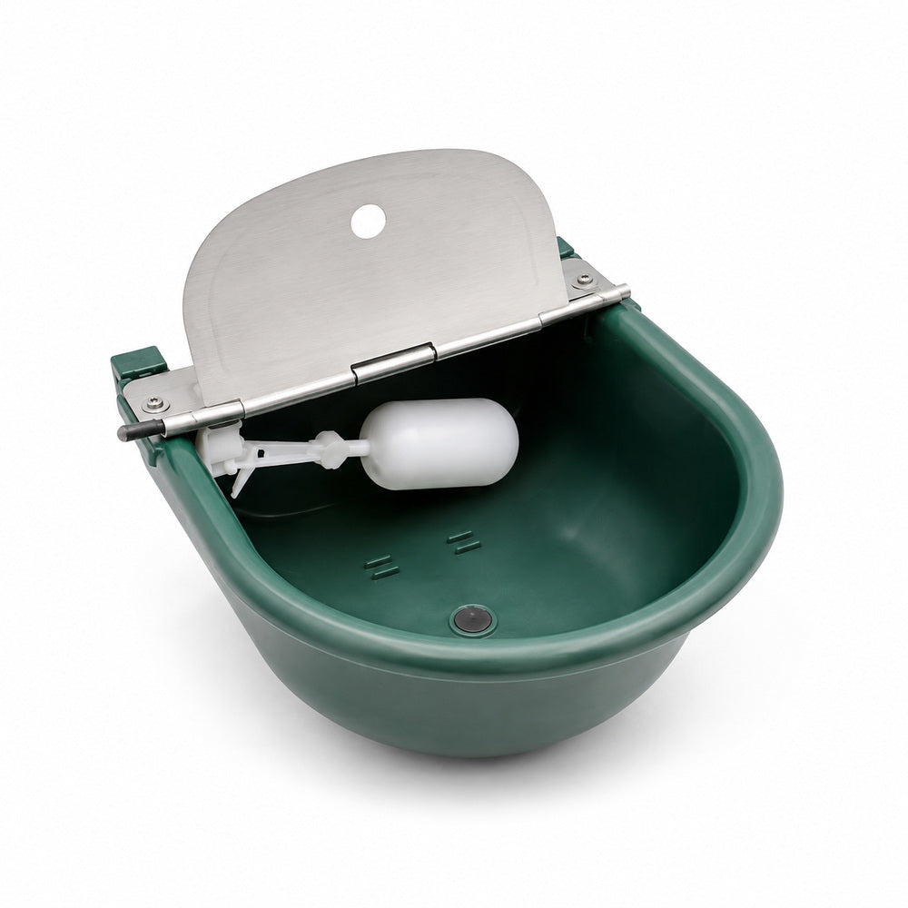 Drinking Bowl 4 Liter Capacity with Stainless Steel Lid and Plastic Bowl