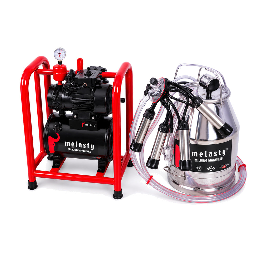 Melasty 30L Fixed System & Single Bucket Milking Machine For Cow (Made in Turkey)