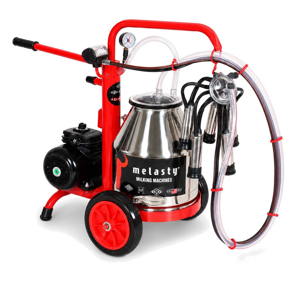 Melasty 25L Electric Single Milking Machine for Cow, 220V (Made in Turkey)