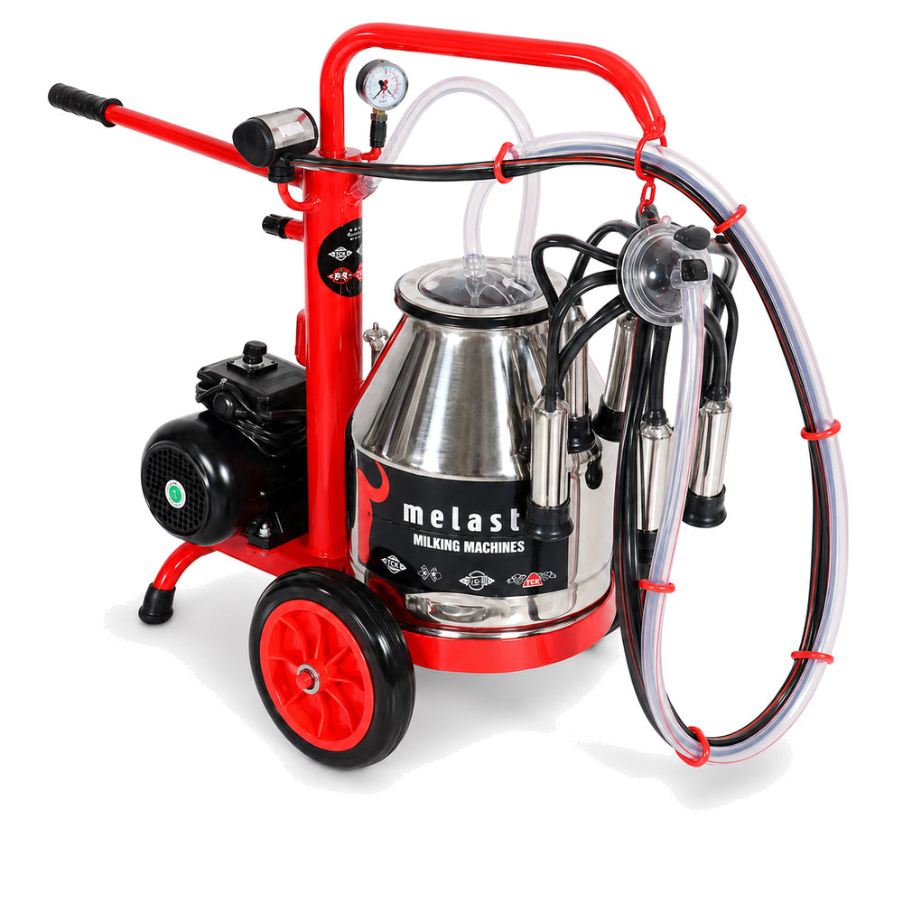 Melasty 25L Electric Single Milking Machine for Cow, 220V, TCK 1-PK (Made in Turkey)