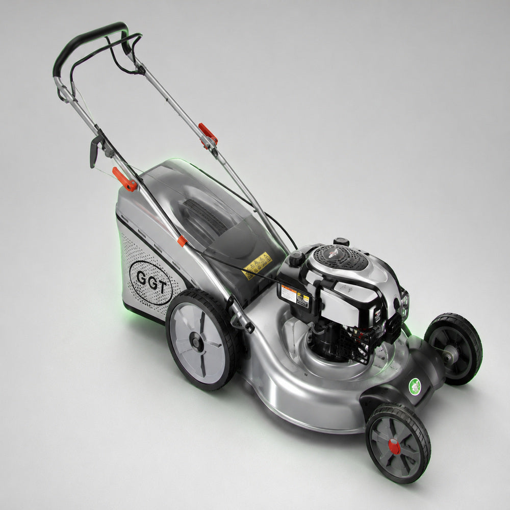 GGT Hand Lawn Mower B&S DOV750 Engine with 70L Grass Box