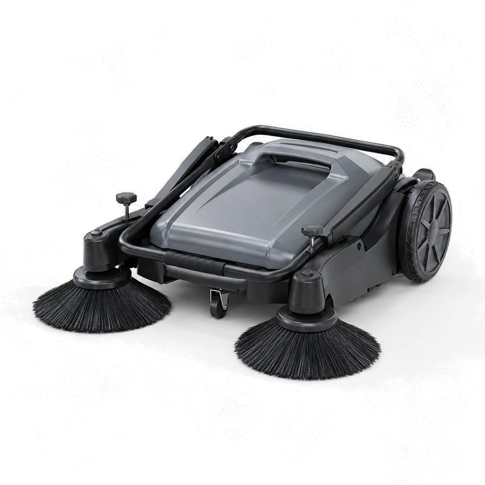 Veger Hand Push Floor Sweeping Machine, Sweeping Width 980mm / 55L Dust Container (M-2B)
