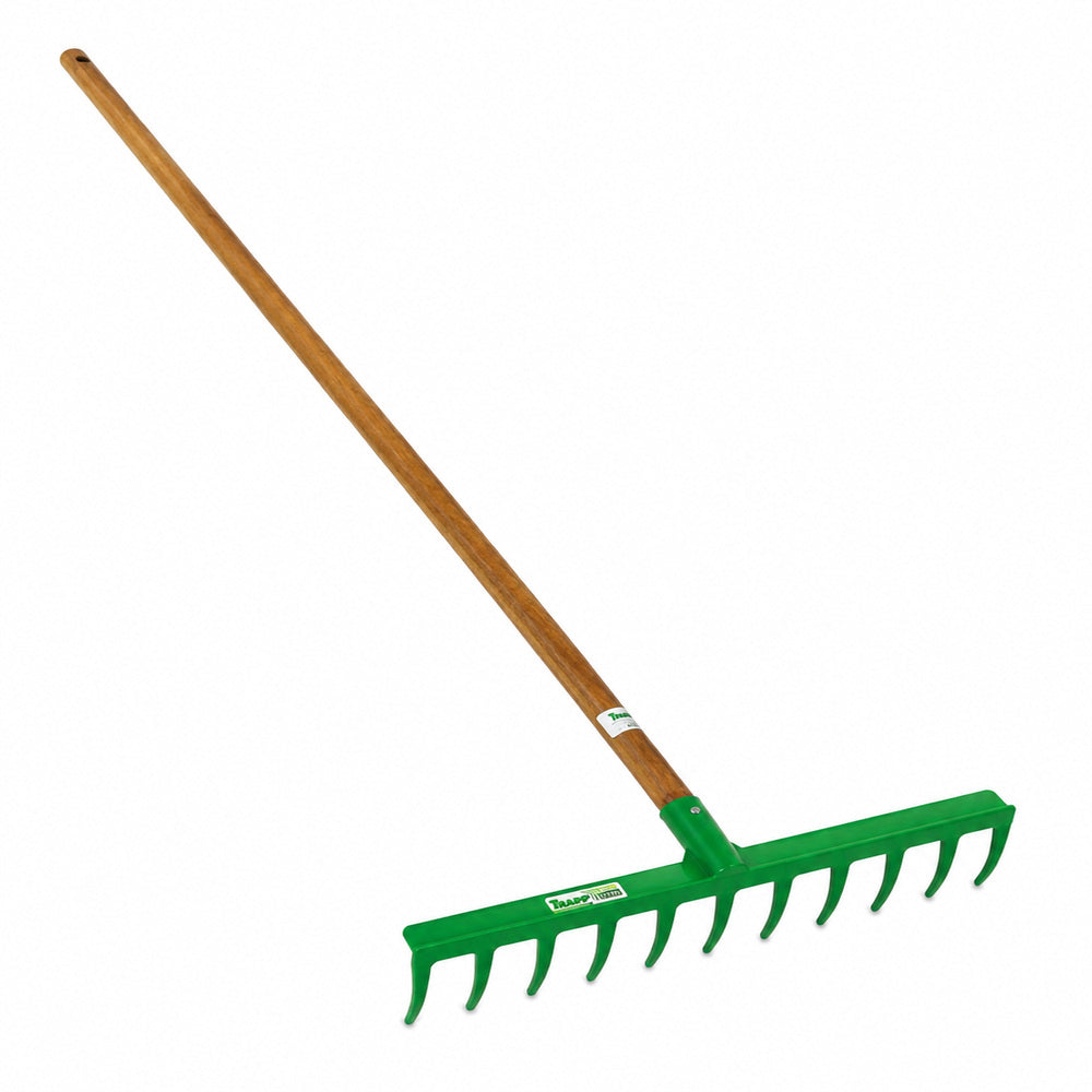 Trapp Brazil Garden Rake With Wooden Handle - FJ 1012 (Green)