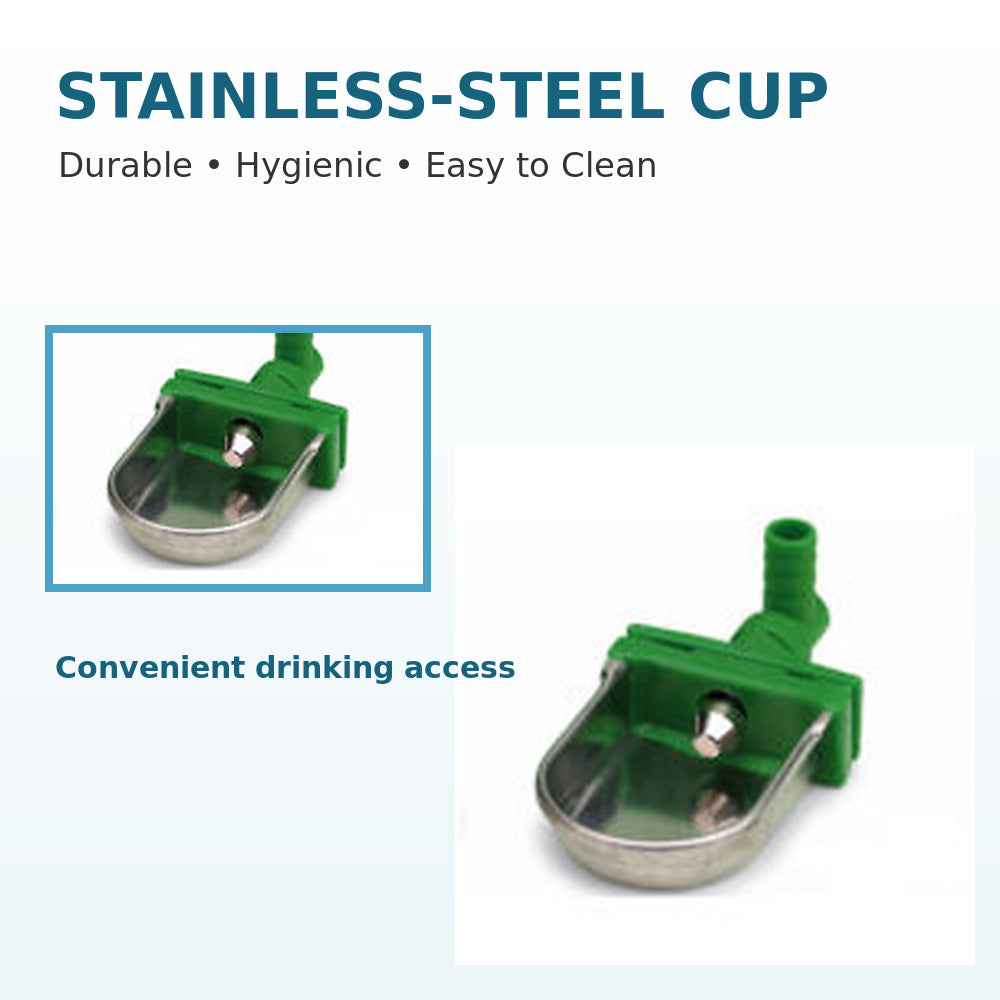 Gaun Rabbit Drinker with Right Angle Valve