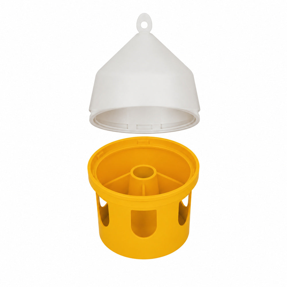 Novital 8 Liter Bird Feeder for Pigeon and other similar birds, Durable Bird Feeder with Hook (Made in Italy)