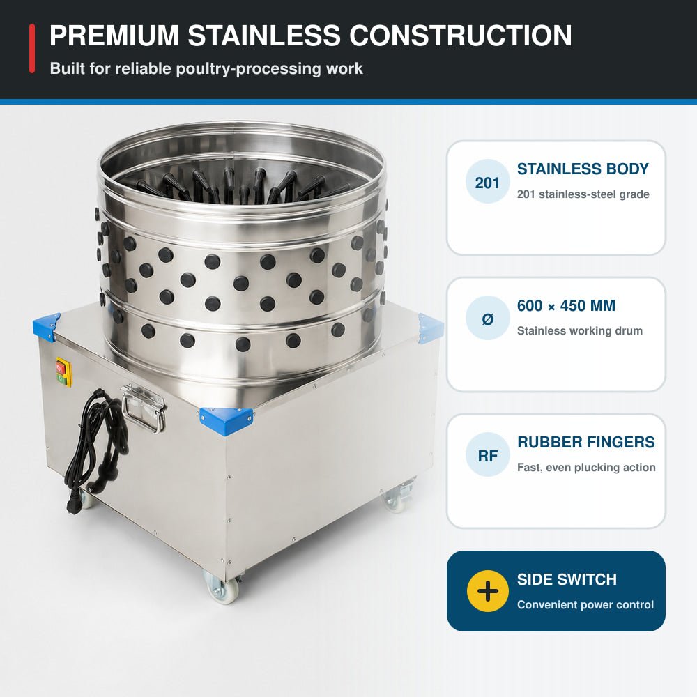 Chicken Plucker Machine (1500W 1440r/min)