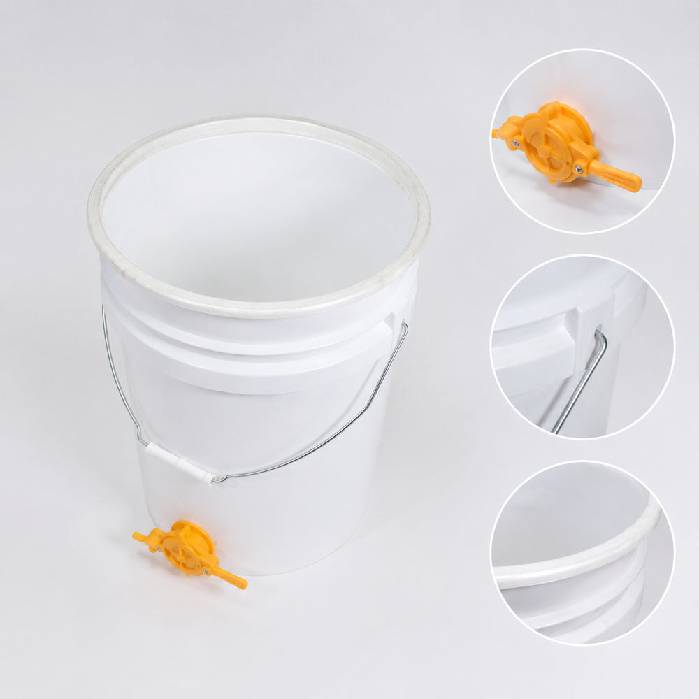 Beehive Flow Honey Tank with Gate Valve (Capacity 25L)