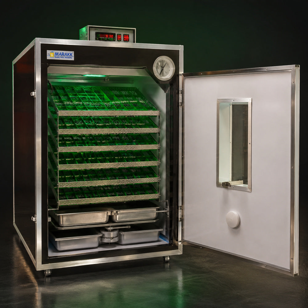 Marakk 360 Incubator for Quail Chicken Eggs
