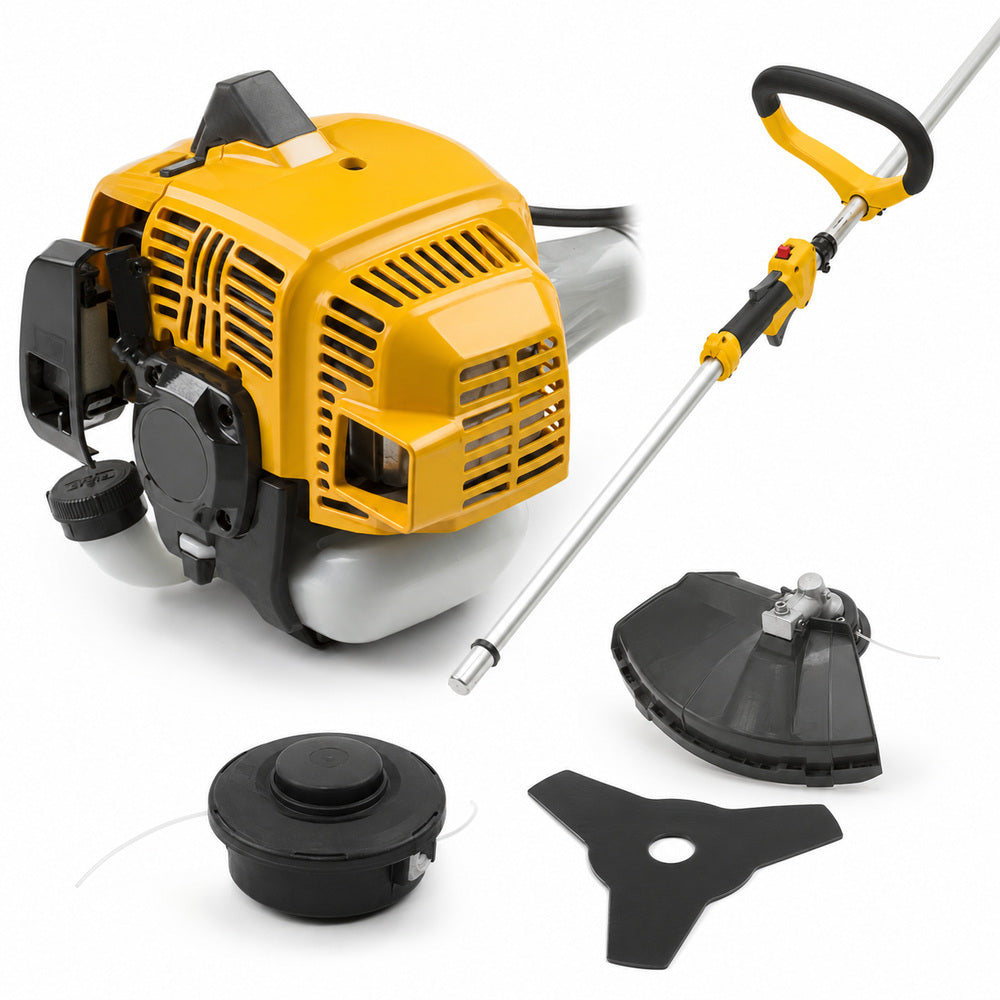 Stiga 32.6 cc 43c - Stroke Petrol Engine Brush Cutter/Lawn TrimmerBC-535 with Straight Shaft Single Handle and 43 cm Cutting Width (Made in Italy)