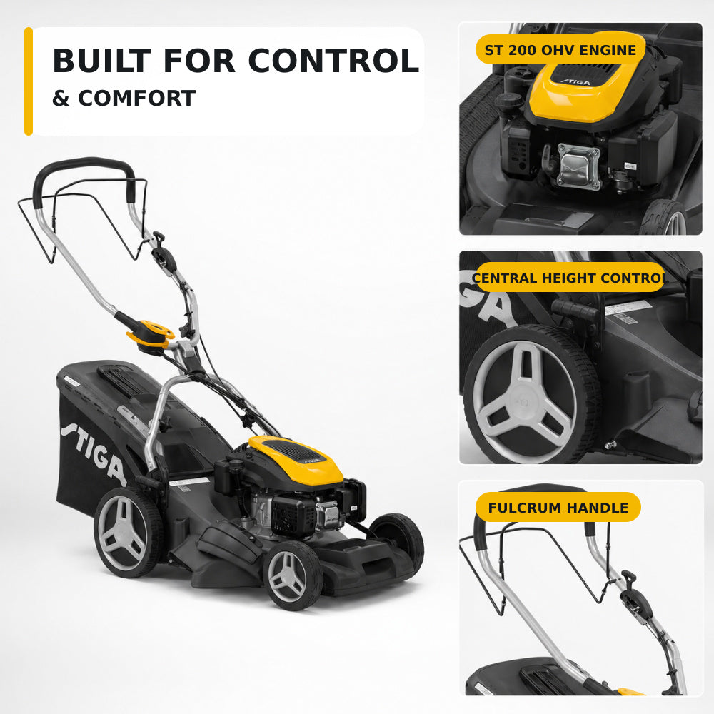 Stiga Lawn Mower Combi-955 V, 53cm Cutting,