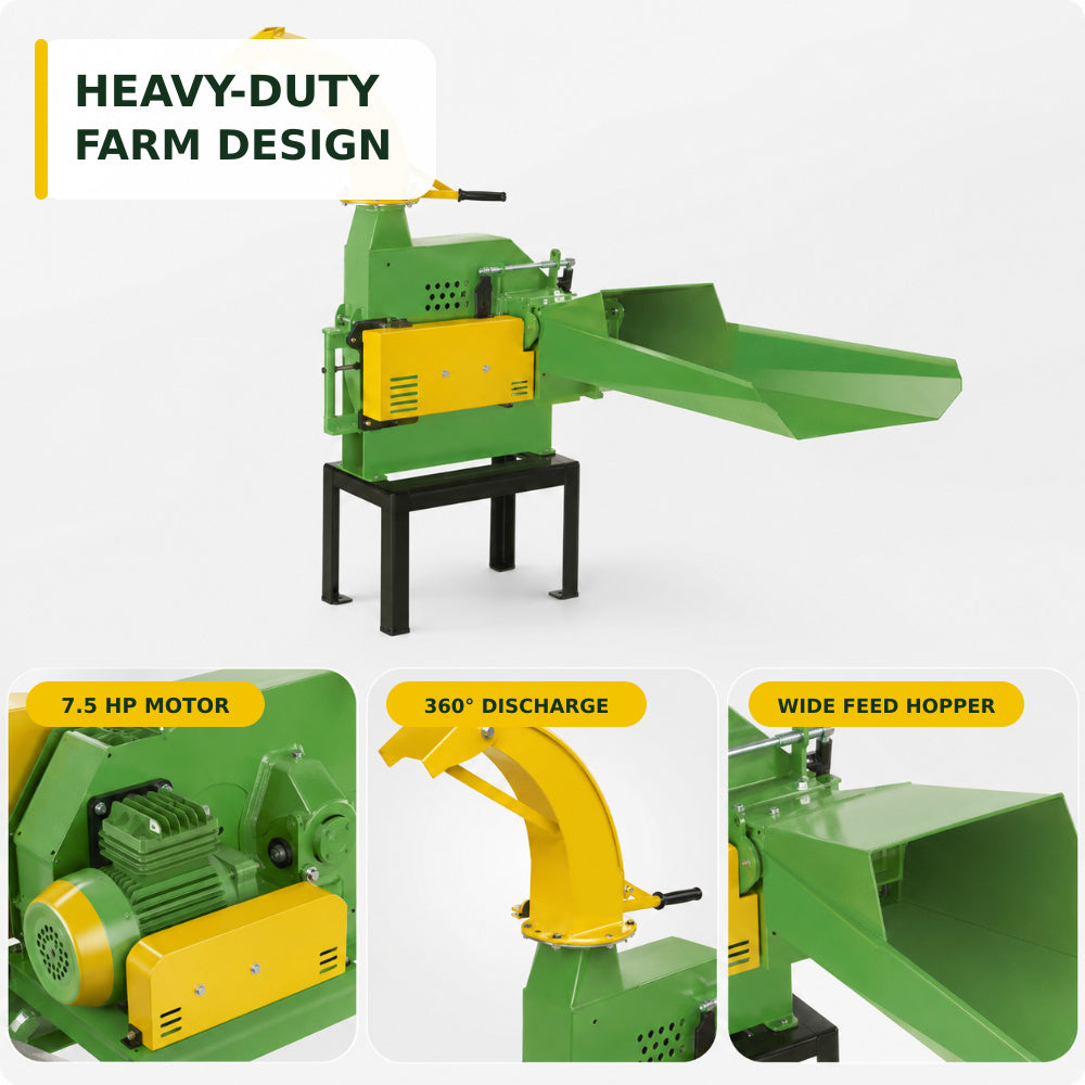 Trapp Animal Ration Shredder ES-650, 7.5HP, Single Phase