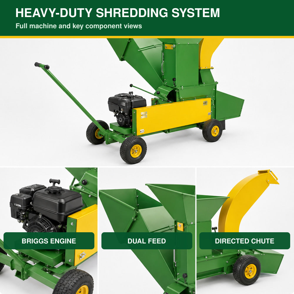 Trapp Organic Shredder TR-500G 13-15HP Briggs Engine