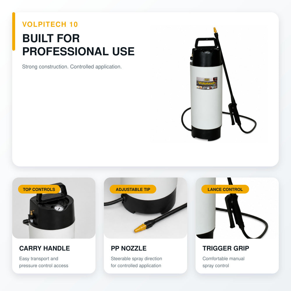 Volpi Compr. Sprayer, Volpitech 10 Ltr