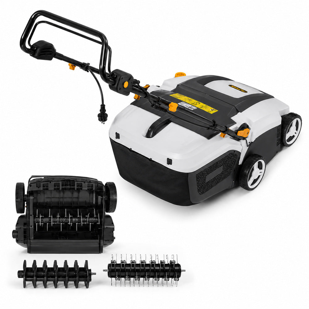 Alpina Italy 1500 Watt Electric Scarifier, 38cm Working Width, Comes with 50L Collector Bag (SC 1.5 E)