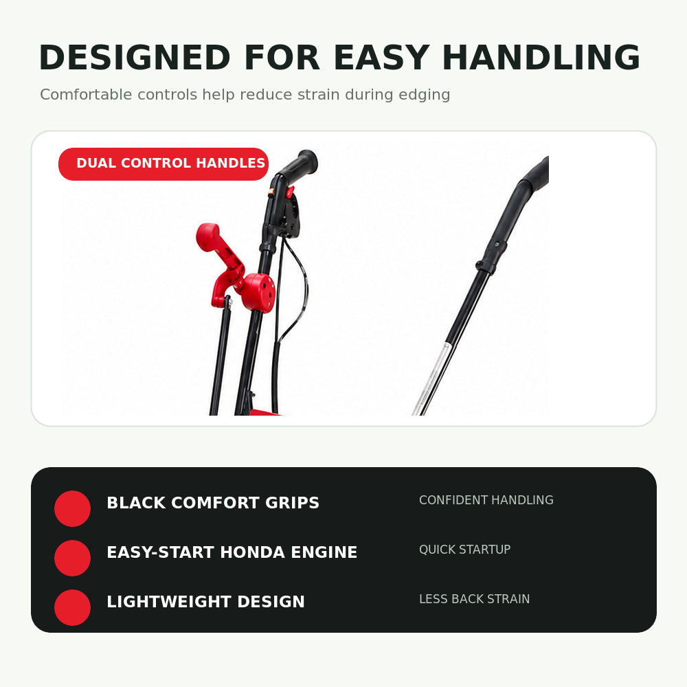 Atom Golf Bunker Edger with 35cc Honda Engine