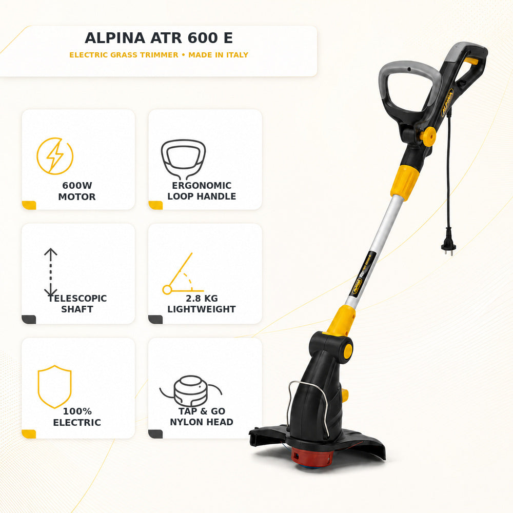 Alpina Electric Grass Trimmer ATR 600 E (Made in Italy)