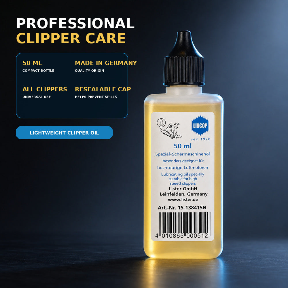 Liscop Clipper Oil Bottle, 50 ml (Made in Germany)