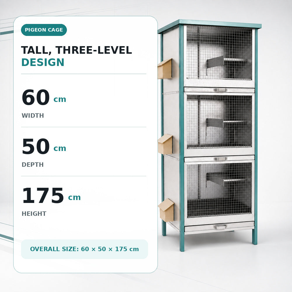 Cage for Pigeon 60x50x175cm