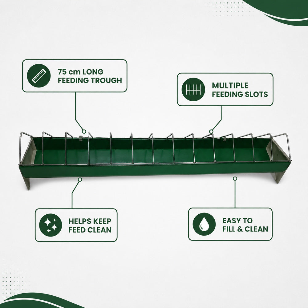 Corti 75cm Feeder for Chicken / Hen & Other Similar Birds (Made in Italy)